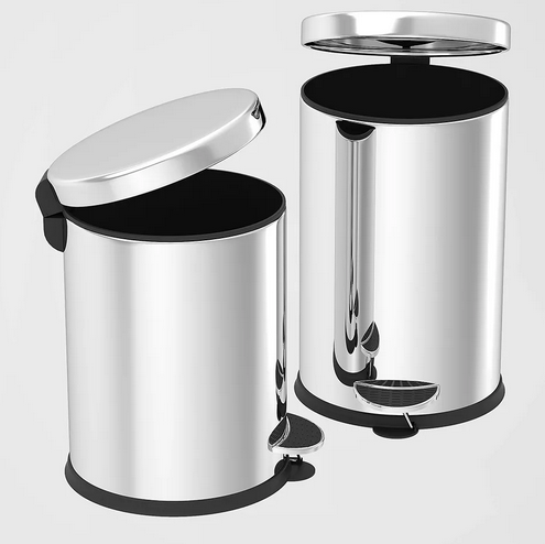 Відро для сміття Palex з педаллю 8 літрів нержавіюча сталь